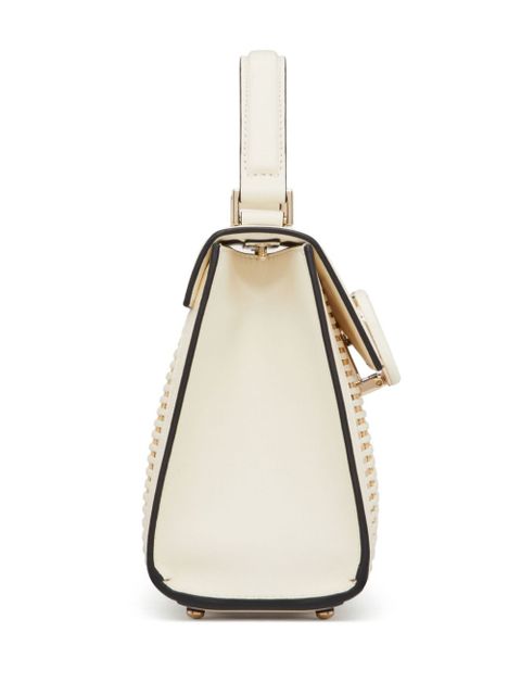 Valentino Garavani small VSling wicker top-handle bag - Neutrals
