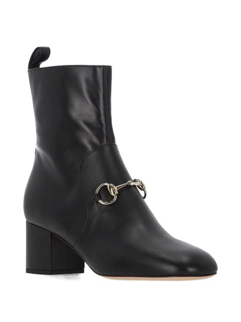 Gucci 55mm Horsebit ankle boots - Black - zdjęcie produktu nr 2
