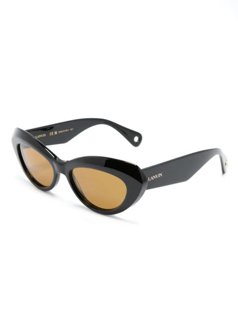 Lanvin cat-eye logo-detail sunglasses - Black - zdjęcie produktu nr 2