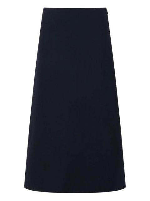 Marni A-line crêpe midi skirt - Blue - zdjęcie produktu nr 1