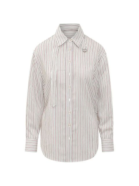 ISABEL MARANT striped-pattern shirt - White - zdjęcie produktu nr 1