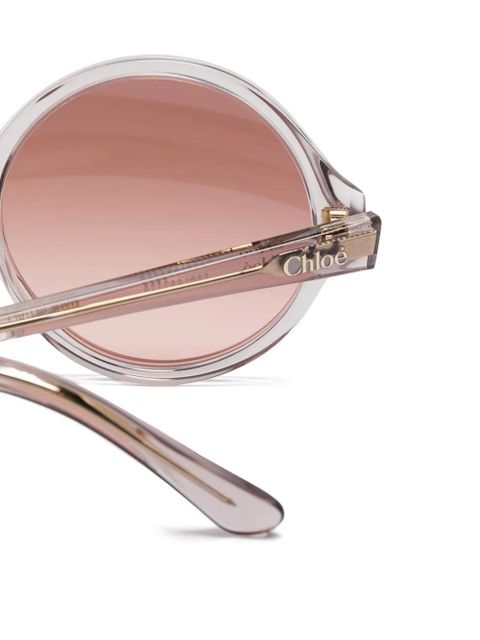 Chloé Eyewear round-frame sunglasses - Purple