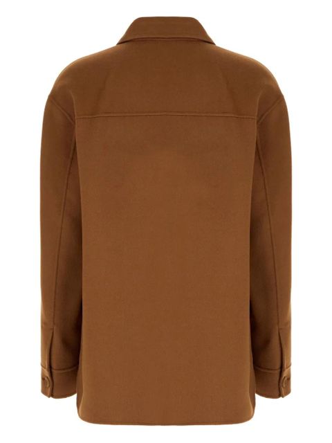 Max Mara button-fastening patch-pocket jacket - Brown