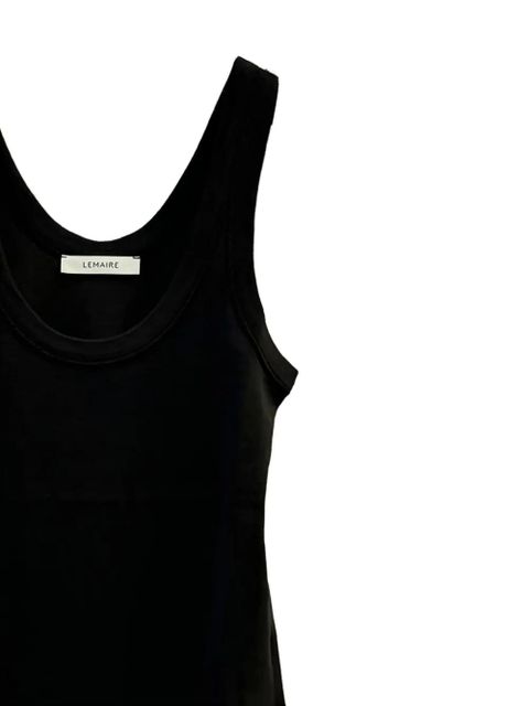 LEMAIRE scoop-neck tank top - Black - zdjęcie produktu nr 2