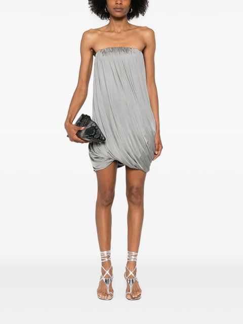 The Attico draped mini dress - Grey - zdjęcie produktu nr 2