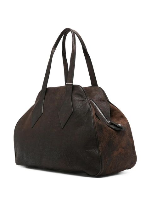 Vivienne Westwood Large Yasmine Orb-detail tote bag - Brown