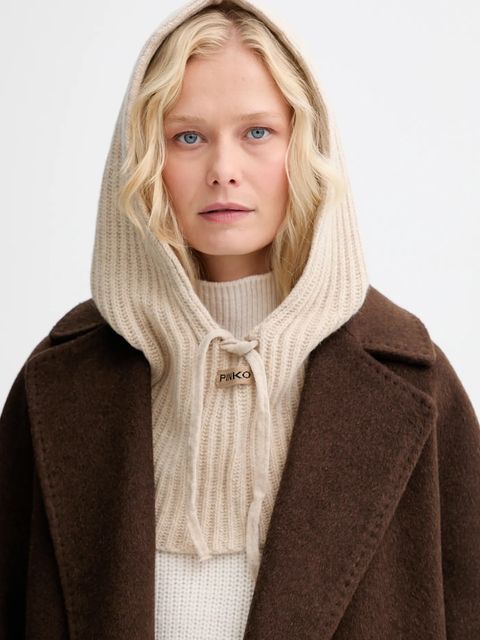 Pinko kominiarka wełniana kolor beżowy 104494 A2Z1 - zdjęcie produktu nr 1