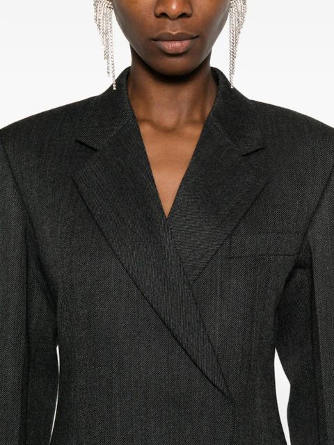 Alexander Wang fitted blazer mini dress - Grey