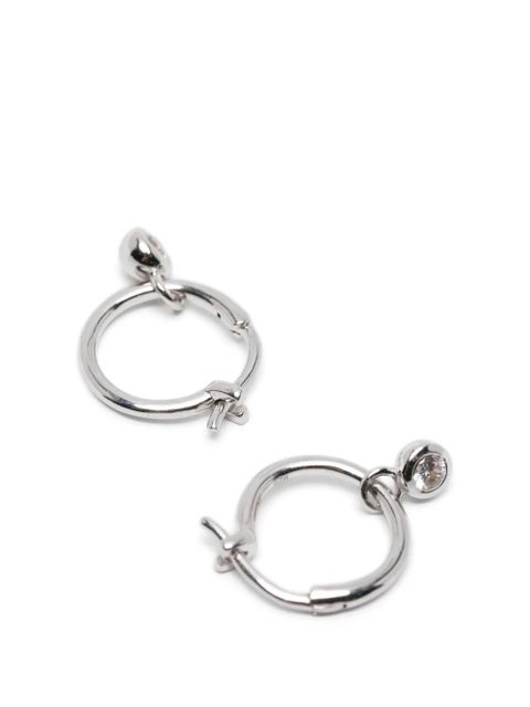 Missoma charm mini hoop earrings - Silver - zdjęcie produktu nr 2