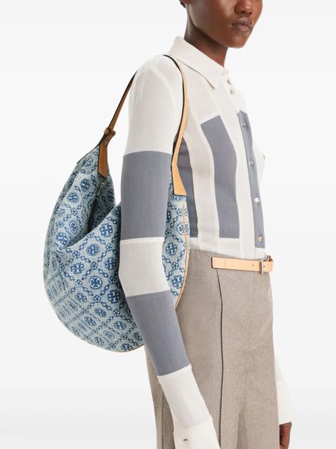 Tory Burch T Monogram shoulder bag - Blue - zdjęcie produktu nr 2