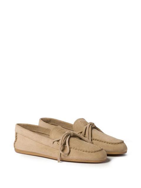 Miu Miu suede loafers - Neutrals - zdjęcie produktu nr 2