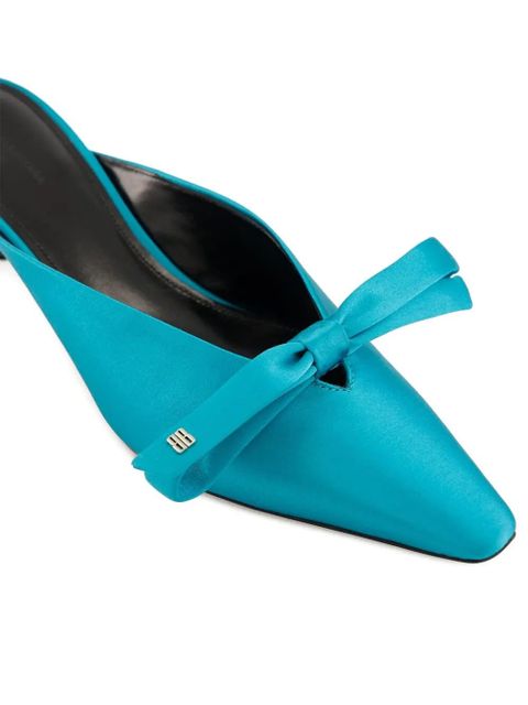 Balenciaga 65mm Nano Bow heeled mules - Blue
