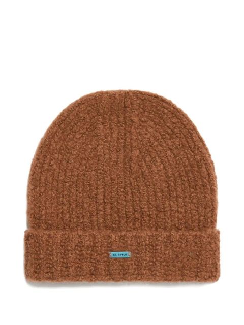 Alanui knitted cashmere-blend beanie - Brown - zdjęcie produktu nr 2