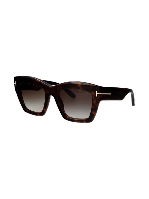 TOM FORD Eyewear square-frame sunglasses - Brown - zdjęcie produktu nr 2