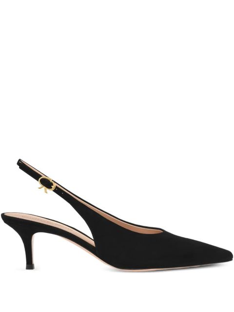 Gianvito Rossi 55mm Robbie slingback pumps - Black - zdjęcie produktu nr 1