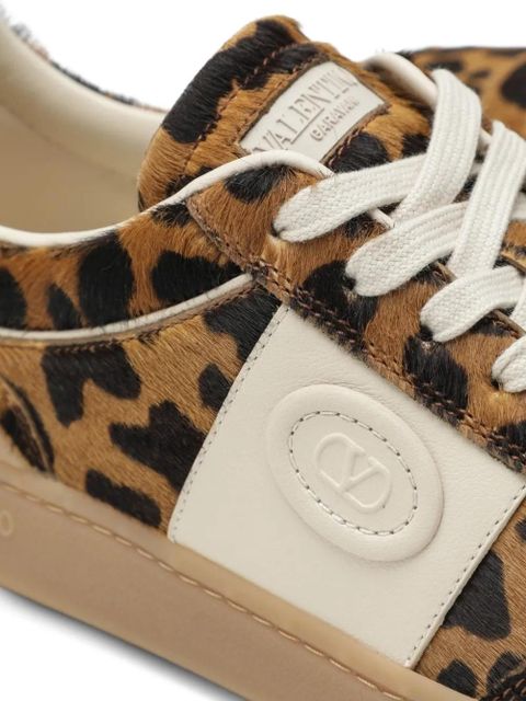 Valentino Garavani Upvillage leopard-print sneakers - Brown