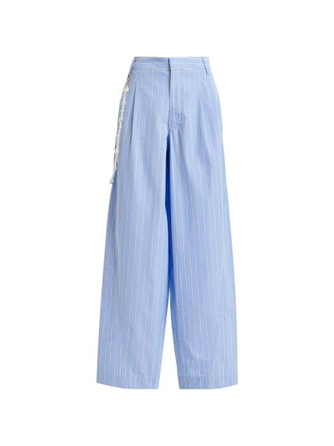 Essentiel Antwerp Jesuis pearl-belt trousers - Blue - zdjęcie produktu nr 1