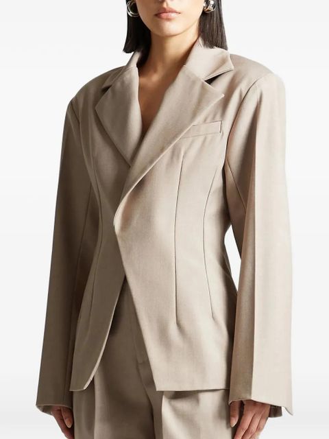 Manière De Voir double-breasted blazer - Neutrals