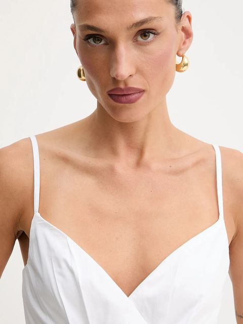 Guess top damska kolor biały z aplikacją W5GH1A WH580