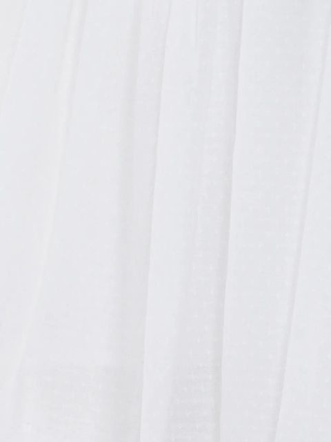 Eleh spaghetti straps embroidered top - White