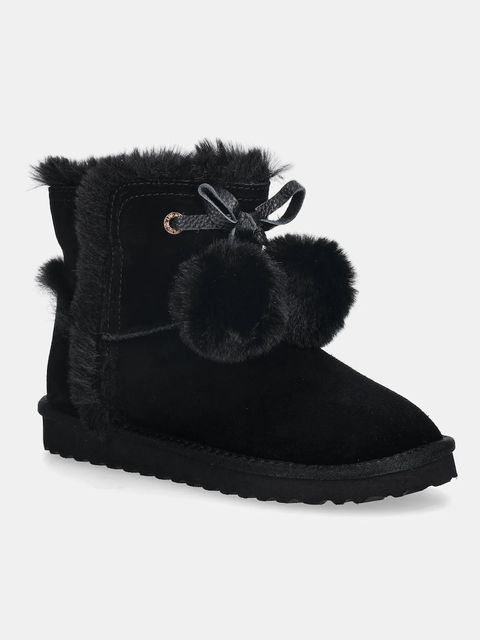 Liu Jo śniegowce zamszowe JIL 05 kolor czarny SF5101PX00222222 - zdjęcie produktu nr 2