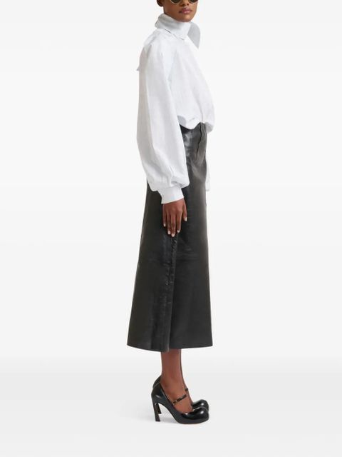 Marni high-collar shirt - Blue - zdjęcie produktu nr 2