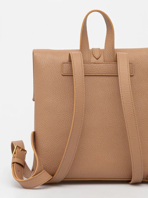 Coccinelle plecak skórzany COCCINELLEDORIAN damski kolor zielony mały gładki RCK 14 01 01