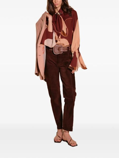 Johanna Ortiz High Tides shirt - Brown