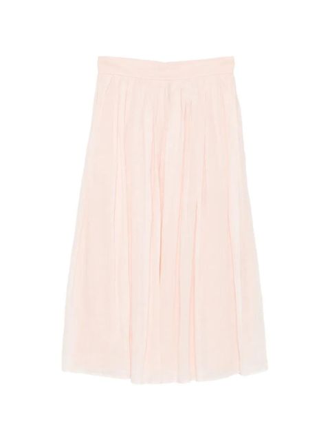 Chloé pleated midi skirt - Pink - zdjęcie produktu nr 1