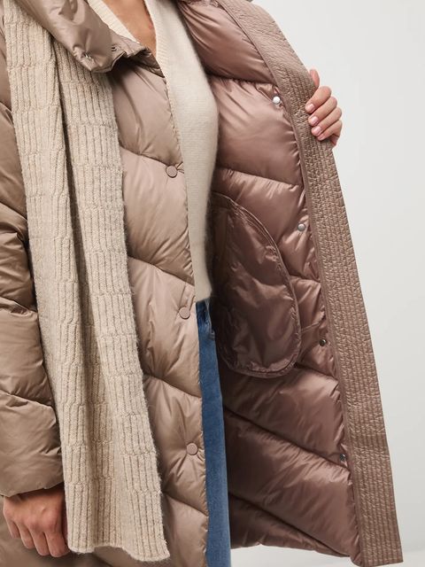 Medicine płaszcz puchowy kolor turkusowy - zdjęcie produktu nr 2