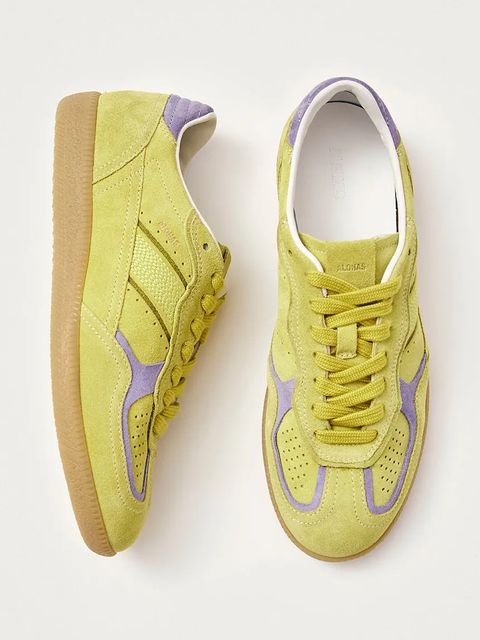 Alohas sneakersy zamszowe Tb.490 damskie kolor żółty S100471-08