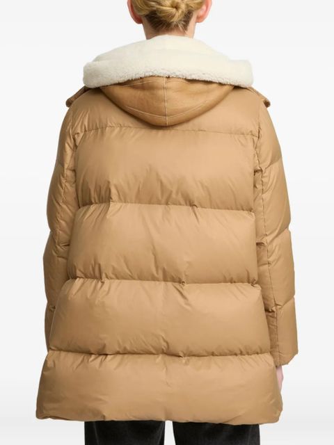 Yves Salomon down jacket - Brown