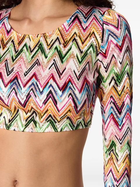 Missoni zig-zag long-sleeved top - White - zdjęcie produktu nr 2