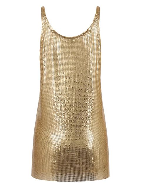 Rabanne mesh tank top - Gold - zdjęcie produktu nr 2