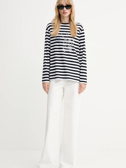 ZADIG&VOLTAIRE longsleeve bawełniany kolor czarny JWTS02839 - zdjęcie produktu nr 2