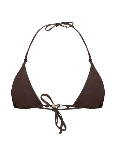 Bond-eye Indi reversible bikini top - Brown - zdjęcie produktu nr 1