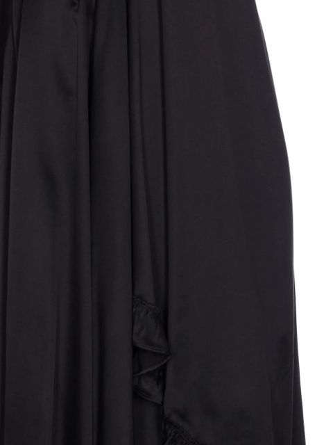 Chloé ruffled long-sleeves dress - Black