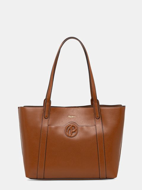 Pepe Jeans torebka kolor brązowy PL031663 - zdjęcie produktu nr 1