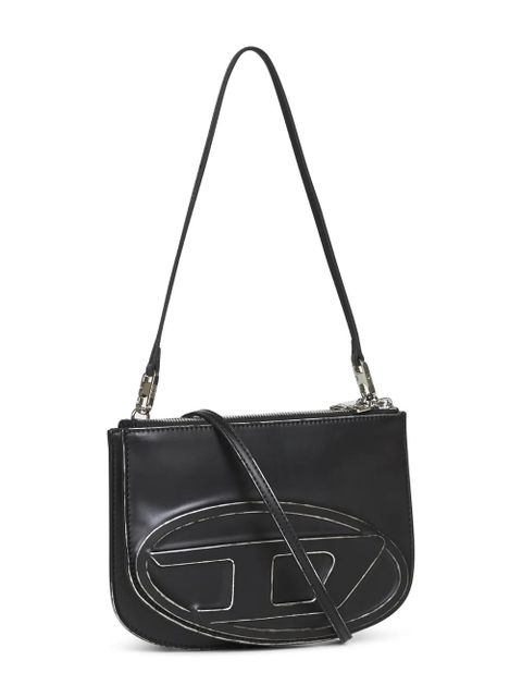 Diesel 1DR Twin embossed-logo shoulder bag - Black - zdjęcie produktu nr 2