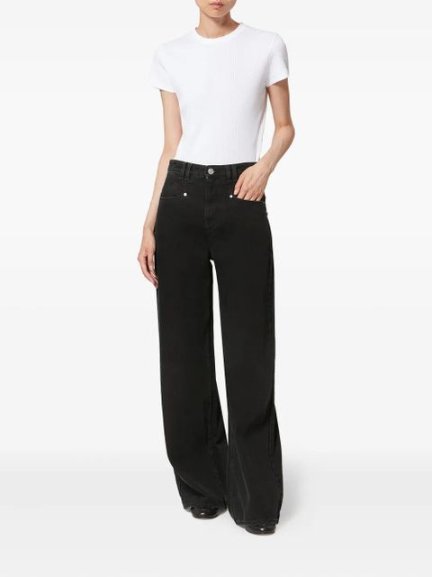 ISABEL MARANT Lemony pocket jeans - Black