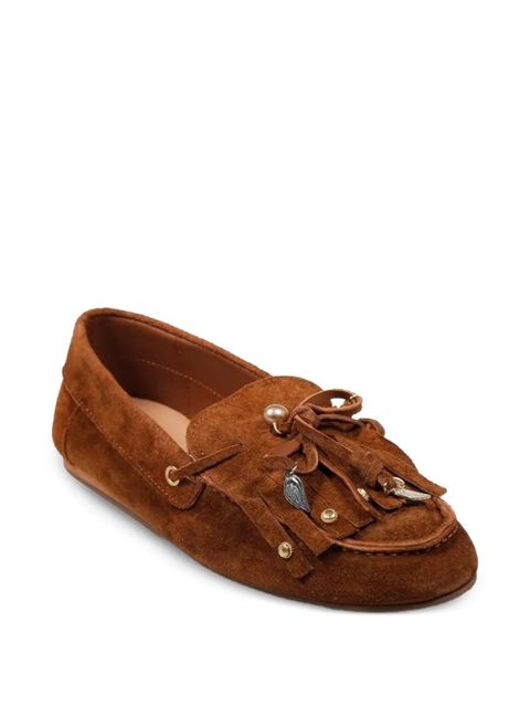 Ancient Greek Sandals Arodo charm-embellished mocassins - Brown - zdjęcie produktu nr 2