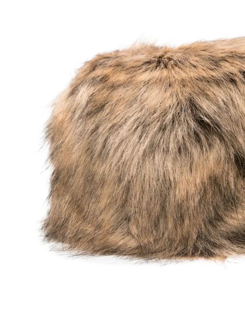 The Frankie Shop faux-fur hat - Neutrals