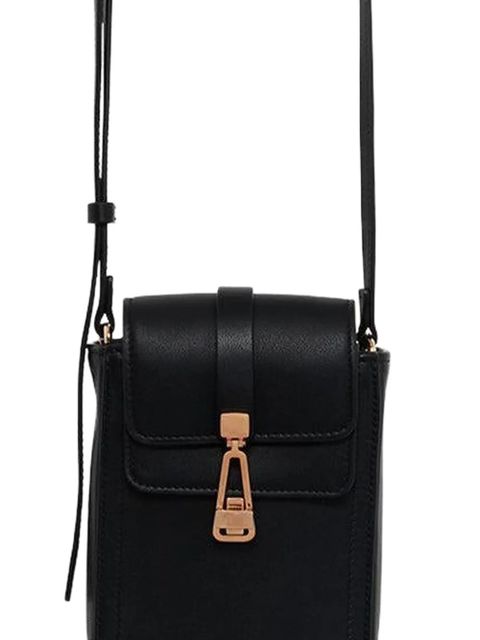 Gabriela Hearst buckled leather phone pouch - Black - zdjęcie produktu nr 2