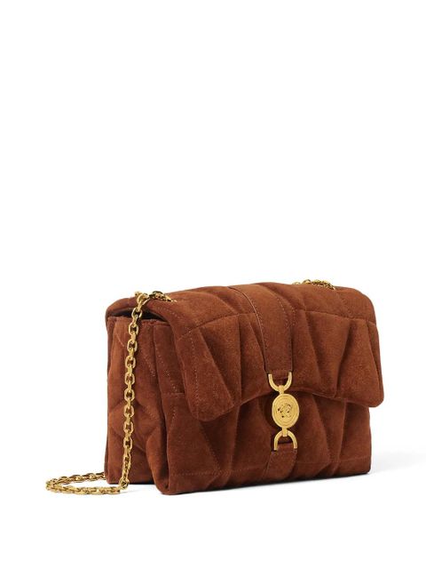 Versace quilted chain cross body bag - Brown