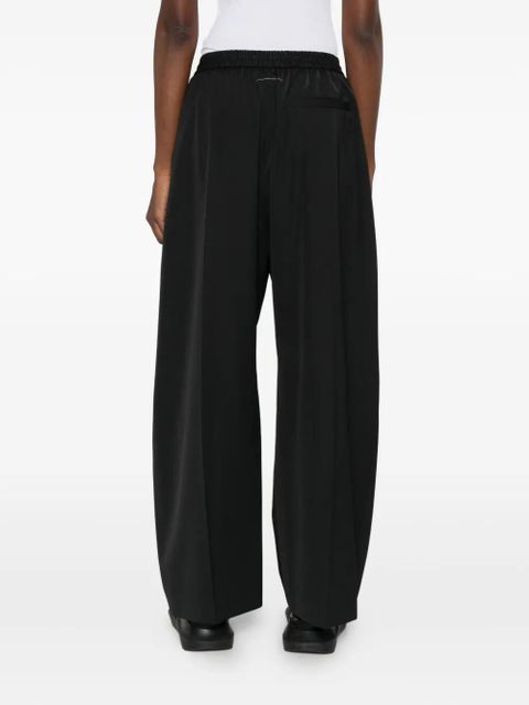 MM6 Maison Margiela drawstring trousers - Black