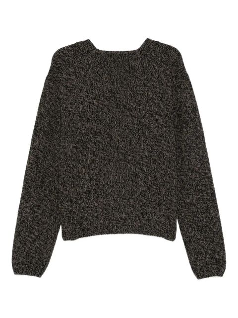 OUR LEGACY speckled V-neck cardigan - Grey - zdjęcie produktu nr 2