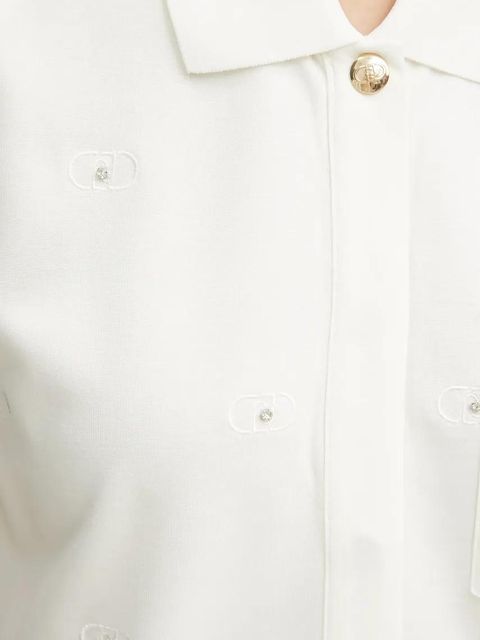 Liu Jo sukienka kolor beżowy mini rozkloszowana TA5191 J5942