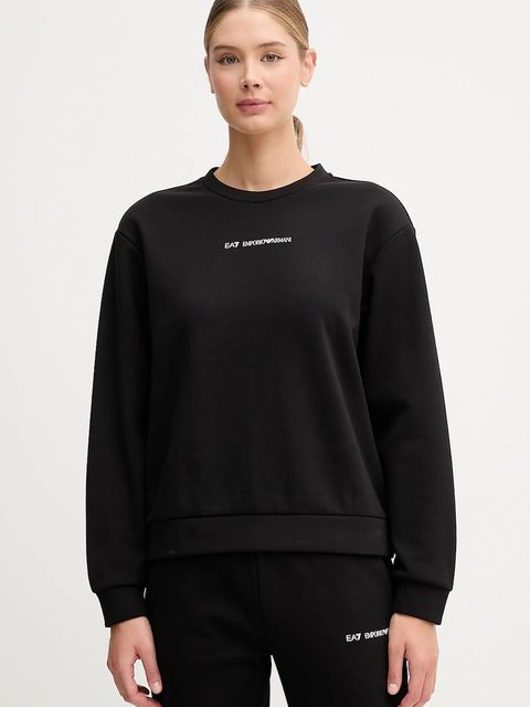 EA7 Emporio Armani bluza damska kolor czarny z nadrukiem AF10443.7W000799 - zdjęcie produktu nr 1