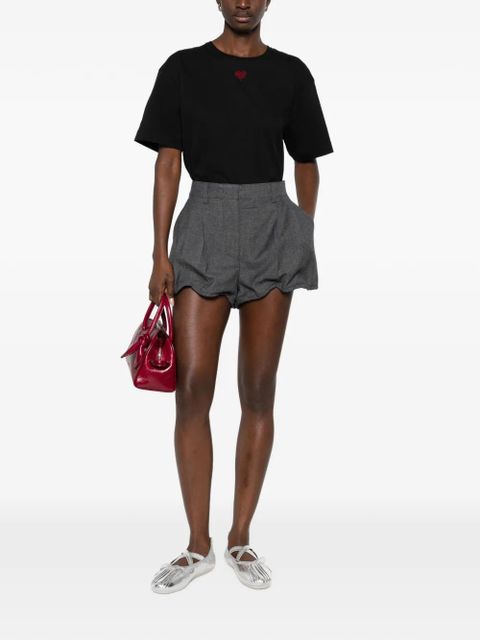 PINKO heart-detail T-shirt - Black - zdjęcie produktu nr 2