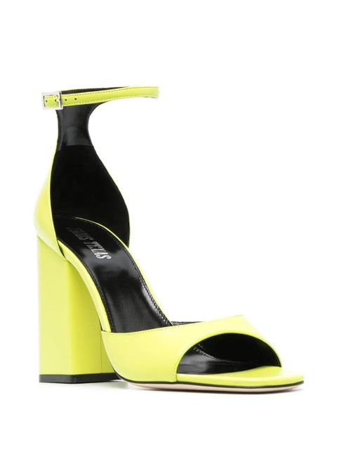 Paris Texas Fiona 100mm block-heel sandals - Green